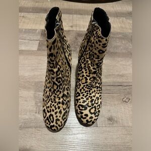 Leopard Hair Bootie